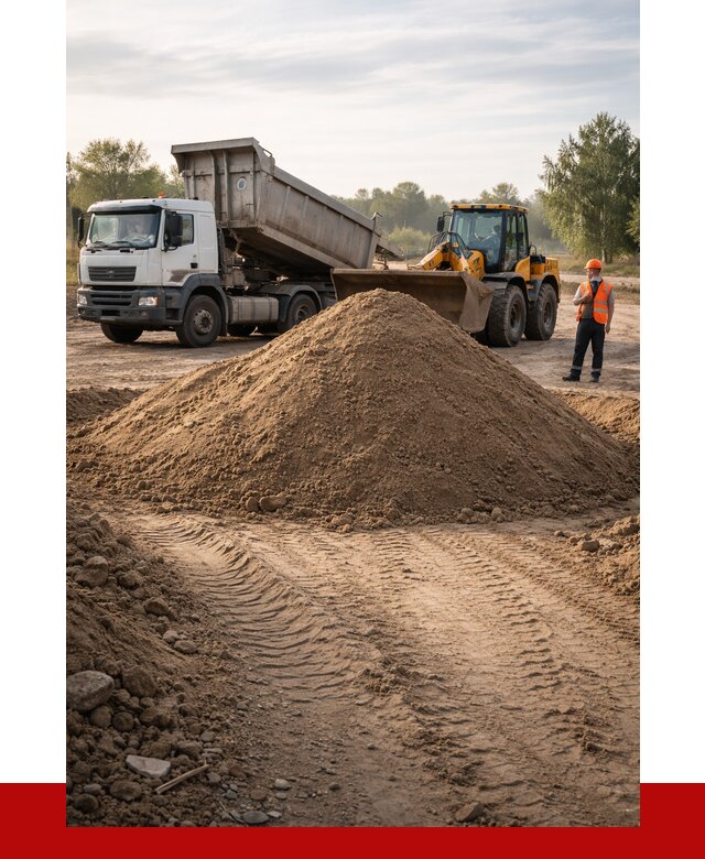 Купить песчаный грунт с доставкой в Костомукше от 4285 р. | ПРОНЕРУДКтм