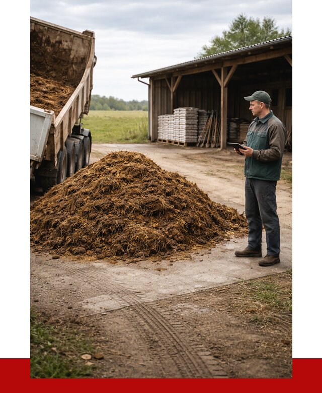 Купить навоз с доставкой в Костомукше от 1224 р. за куб | ПРОНЕРУДКтм