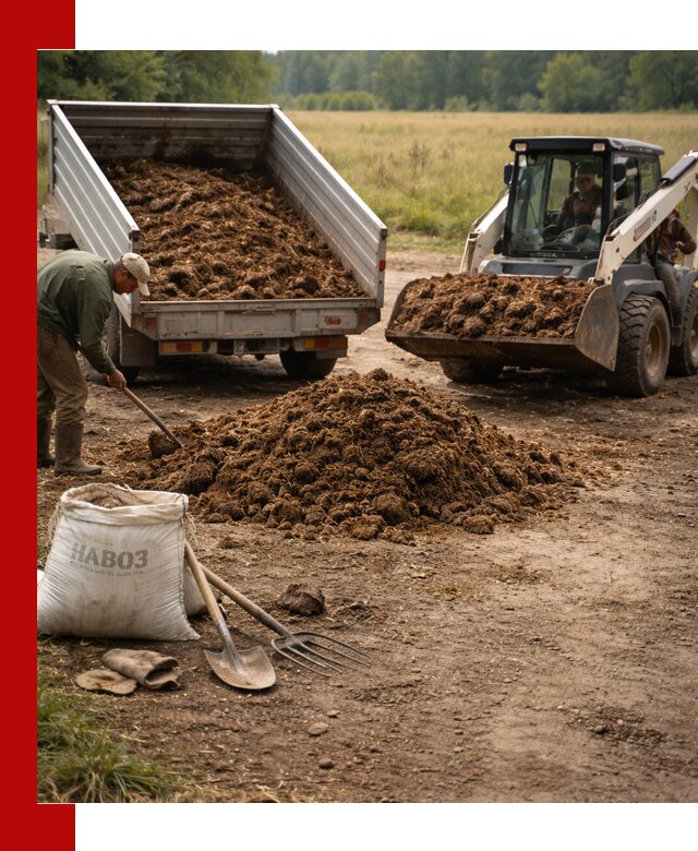 Доставка конского навоза в Костомукше с разгрузкой и доставкой на объект