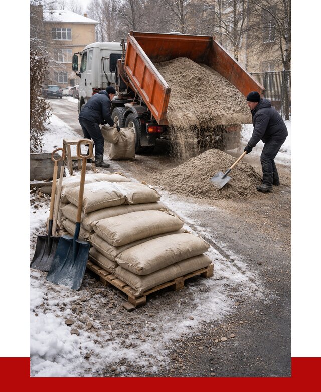 Противогололедные материалы оптом в Костомукше от 4285 р. | ПРОНЕРУДКтм