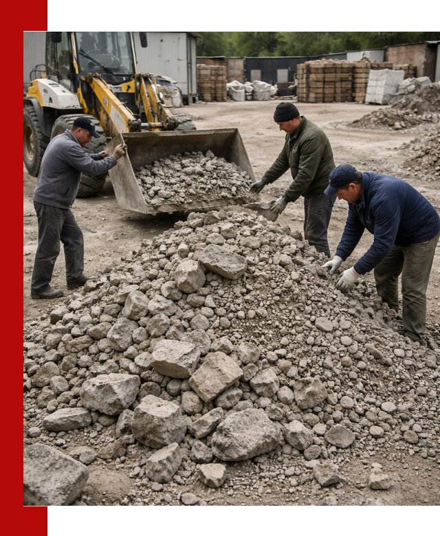 Демонтаж и вывоз бой бетона в Костомукше