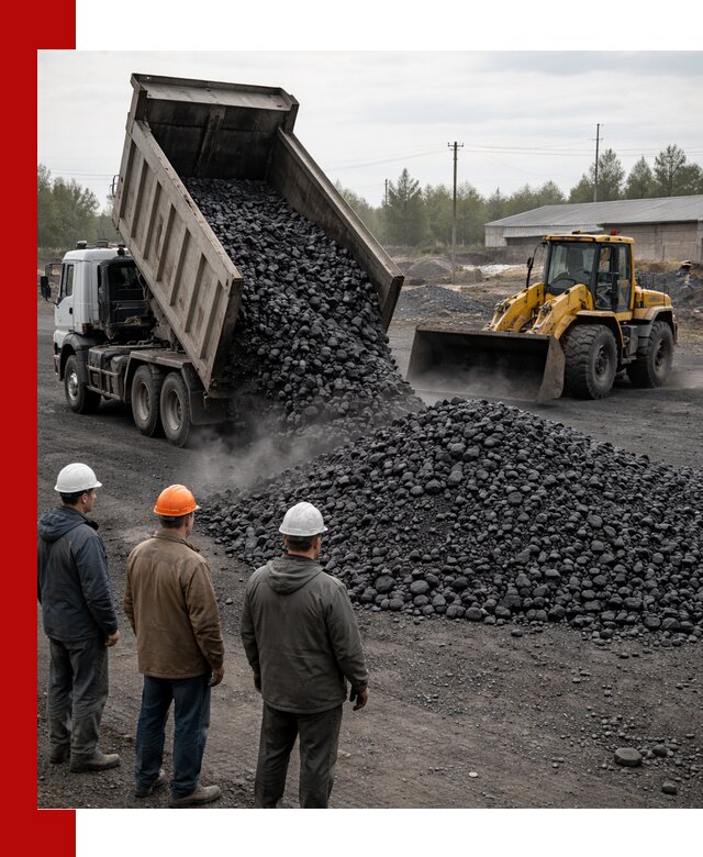 Доставка угля антрацита в Костомукше с самосвалами и погрузкой