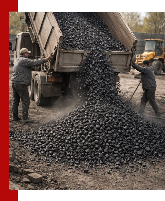 Доставка угля семечка самосвалами в Костомукше