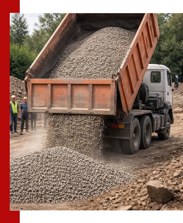 Доставка сыпучих материалов самосвалом в Костомукше быстро и надежно