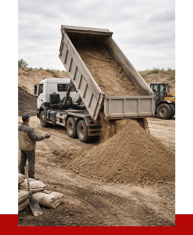 Доставка самосвалом 20 кубов в Костомукше от 7652 р. | ПРОНЕРУДКтм