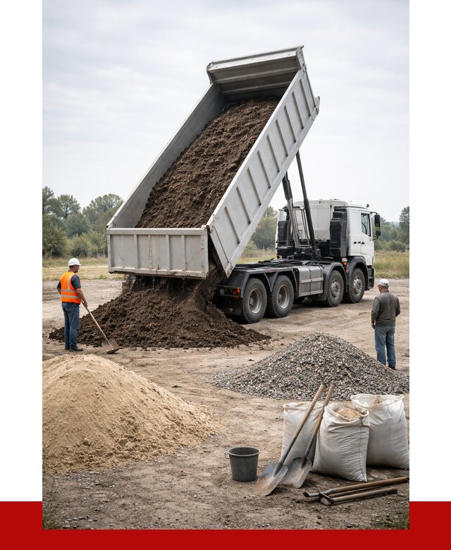 Доставка самосвалом 30 кубов в Костомукше от 8672 р. | ПРОНЕРУДКтм