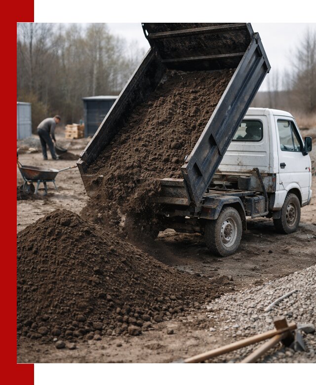 Аренда минисамосвала в Костомукше для доставки сыпучих материалов