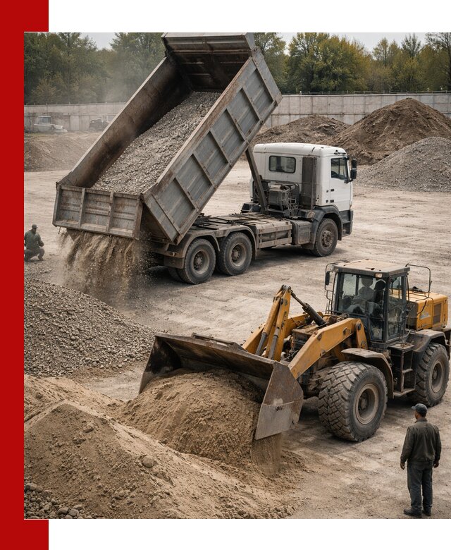 Перевозка сыпучих грузов самосвалами и бортовыми в Костомукше