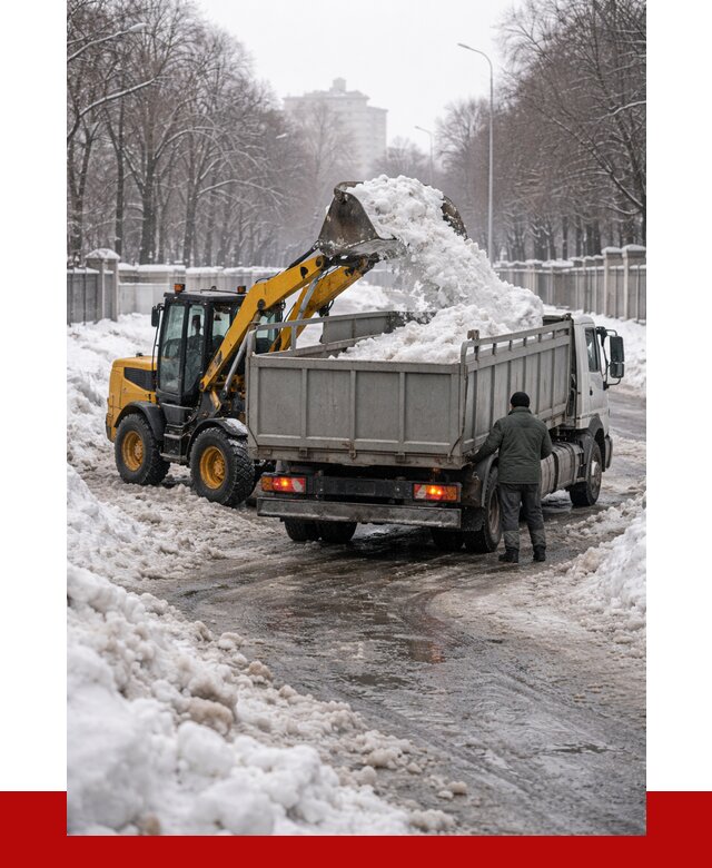 Вывоз снега с погрузкой в Костомукше от 3571 р. ПРОНЕРУДКтм
