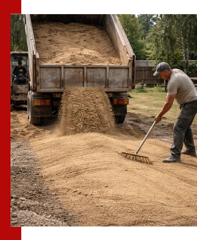 Отсыпка участка песком в Костомукше быстро и качественно
