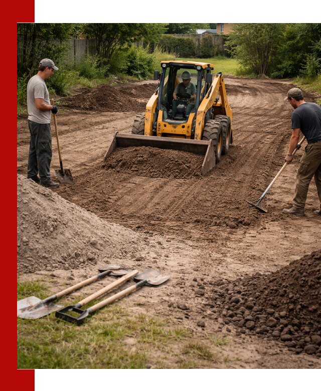 Планировка участка грунтом с вывозом и доставкой в Костомукше