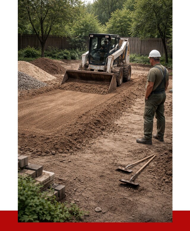 Выравнивание участка под ключ в Костомукше от 3571 р. | ПРОНЕРУДКтм